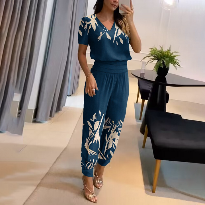 Tabea – Combinaison Chic Imprimée pour Femmes