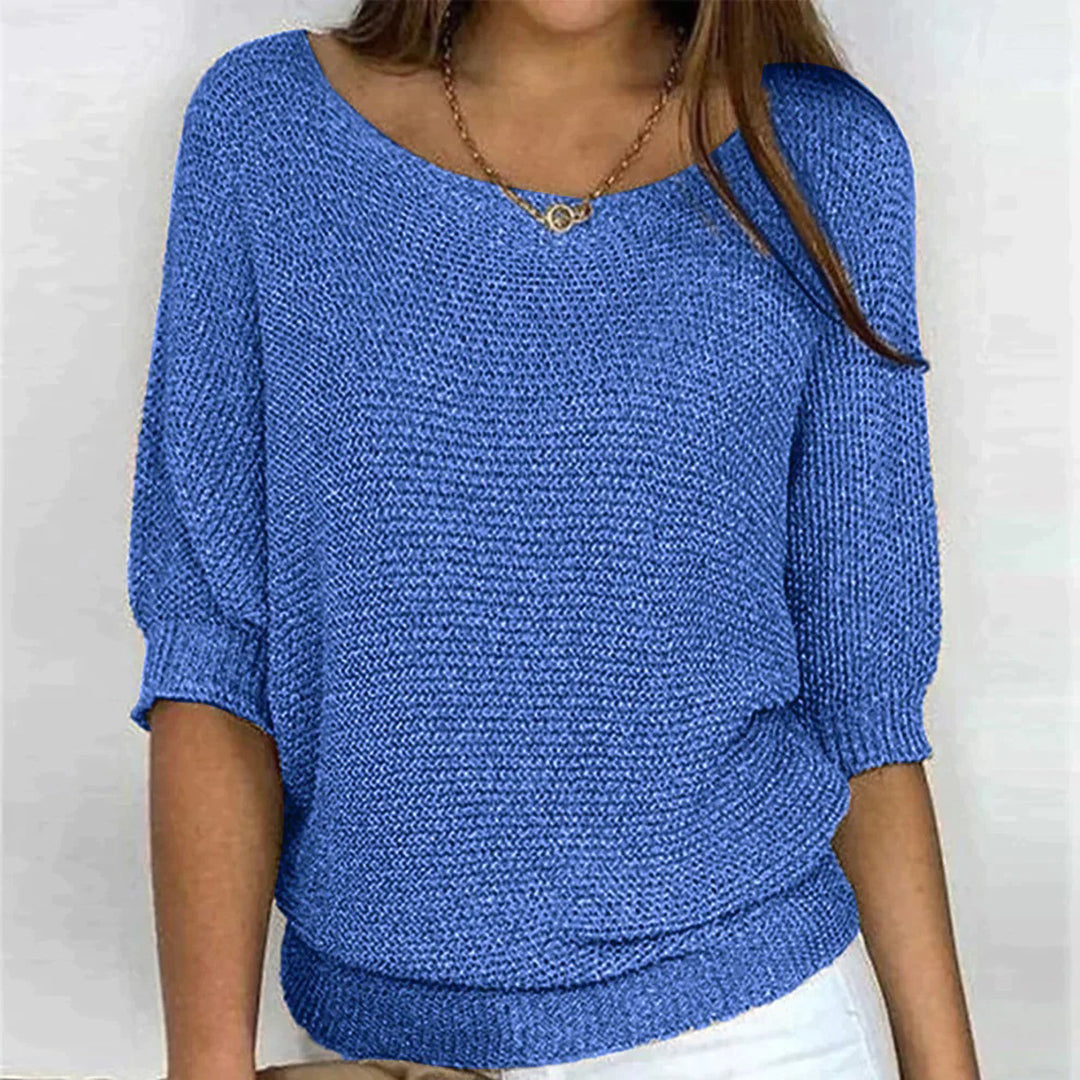 Pull Oversize Femme Casual Solide Simplicité Confortable pour Style Quotidien sans Effort