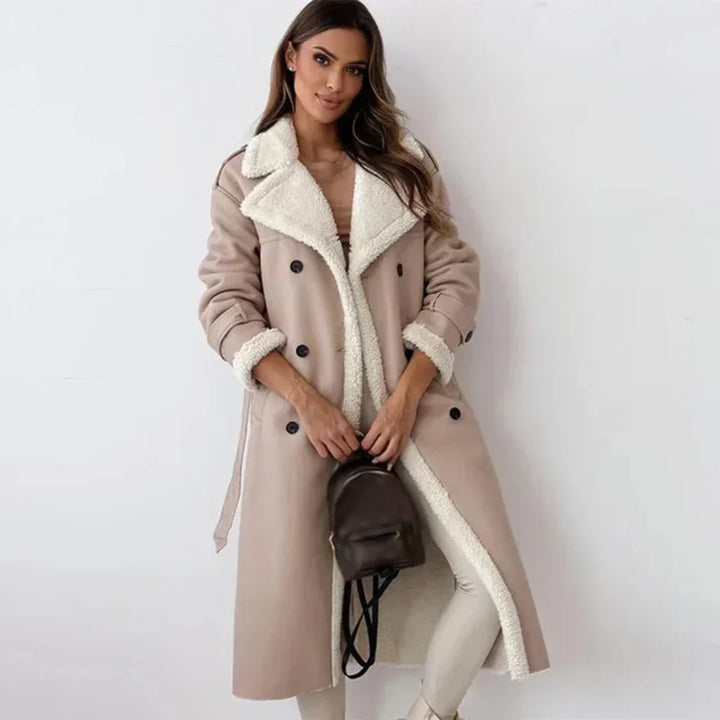 Manteau Long Femme Bouton