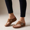 Michelle | Sandales Orthopédiques Fleuris Brodés à Talons