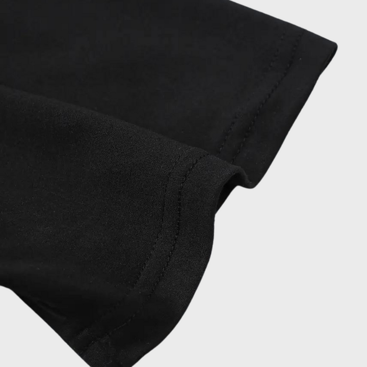 T-shirt casual pour homme avec col rond et impression minimaliste