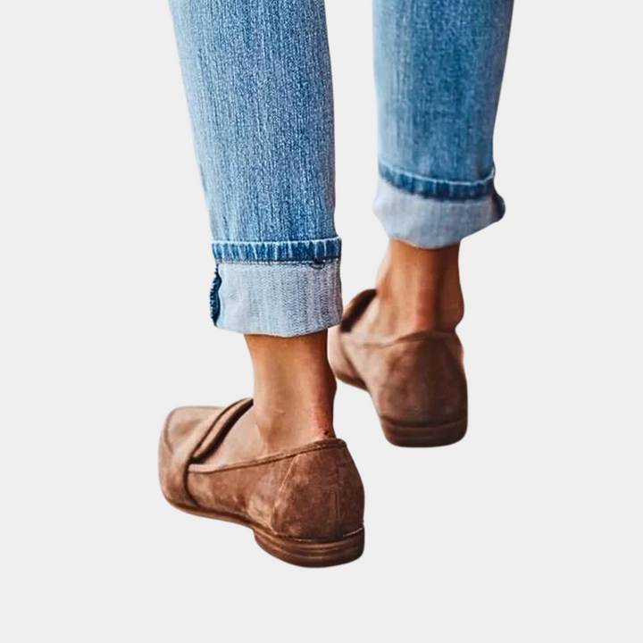 Loafers Femmes Suede-Look