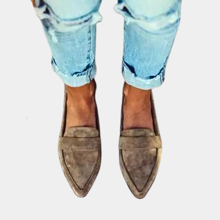 Loafers Femmes Suede-Look