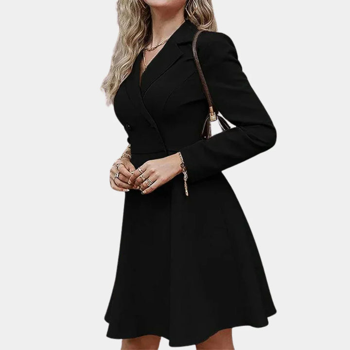 FrostElegance – Manteau Hiver A-Ligne pour Femmes