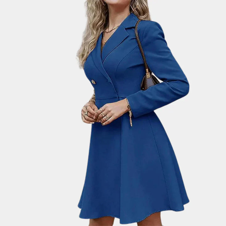 FrostElegance – Manteau Hiver A-Ligne pour Femmes