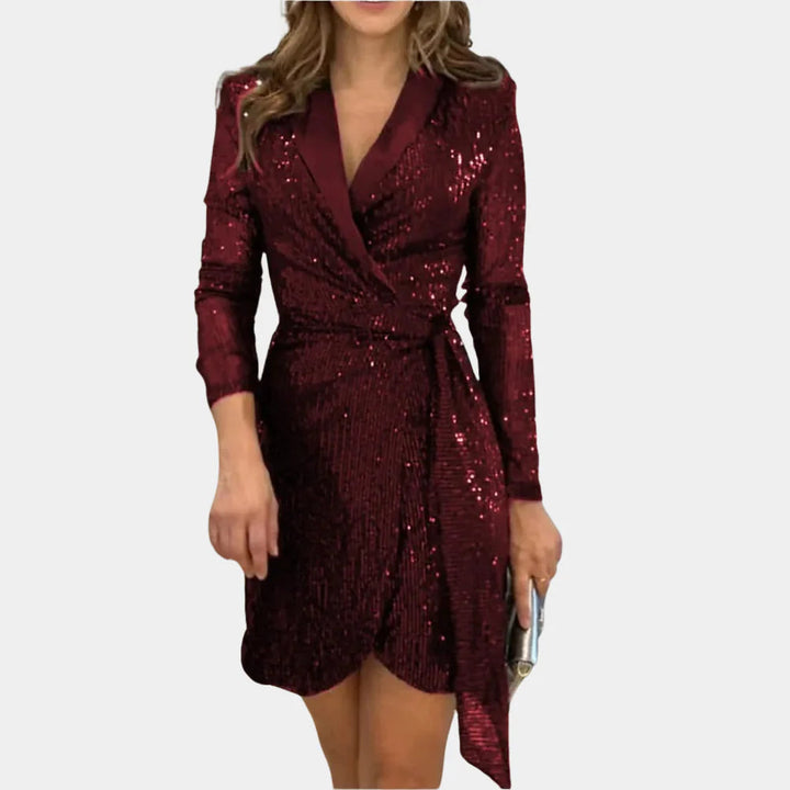 Robe Blazer Chic pour Femmes Sophistication avec une Touche Glamoureuse