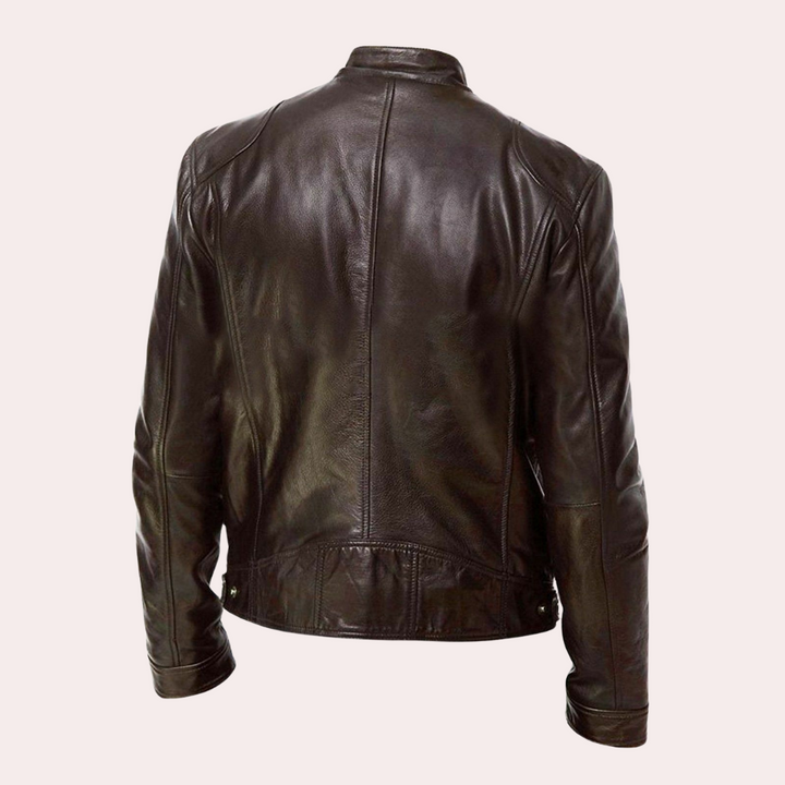Veste en cuir pour hommes
