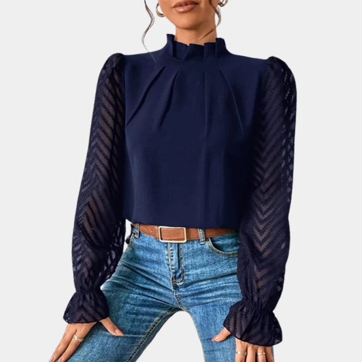 Tops Élégant Femme à Manches Longues