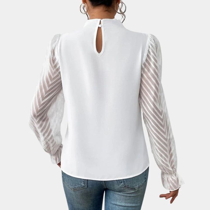 Tops Élégant Femme à Manches Longues