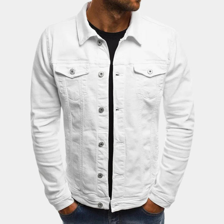 Veste en Denim Casual pour Hommes - Style Intemporel Rencontre Confort Quotidien