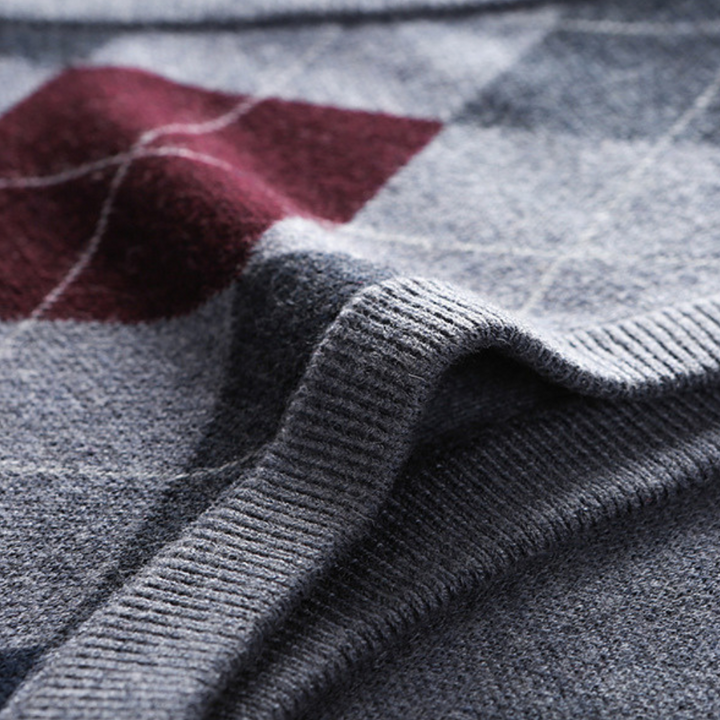 Pull sans manches en V