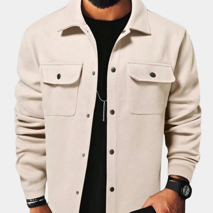 Veste à boutons pour hommes