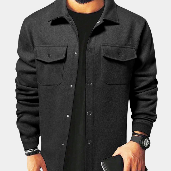 Veste à boutons pour hommes