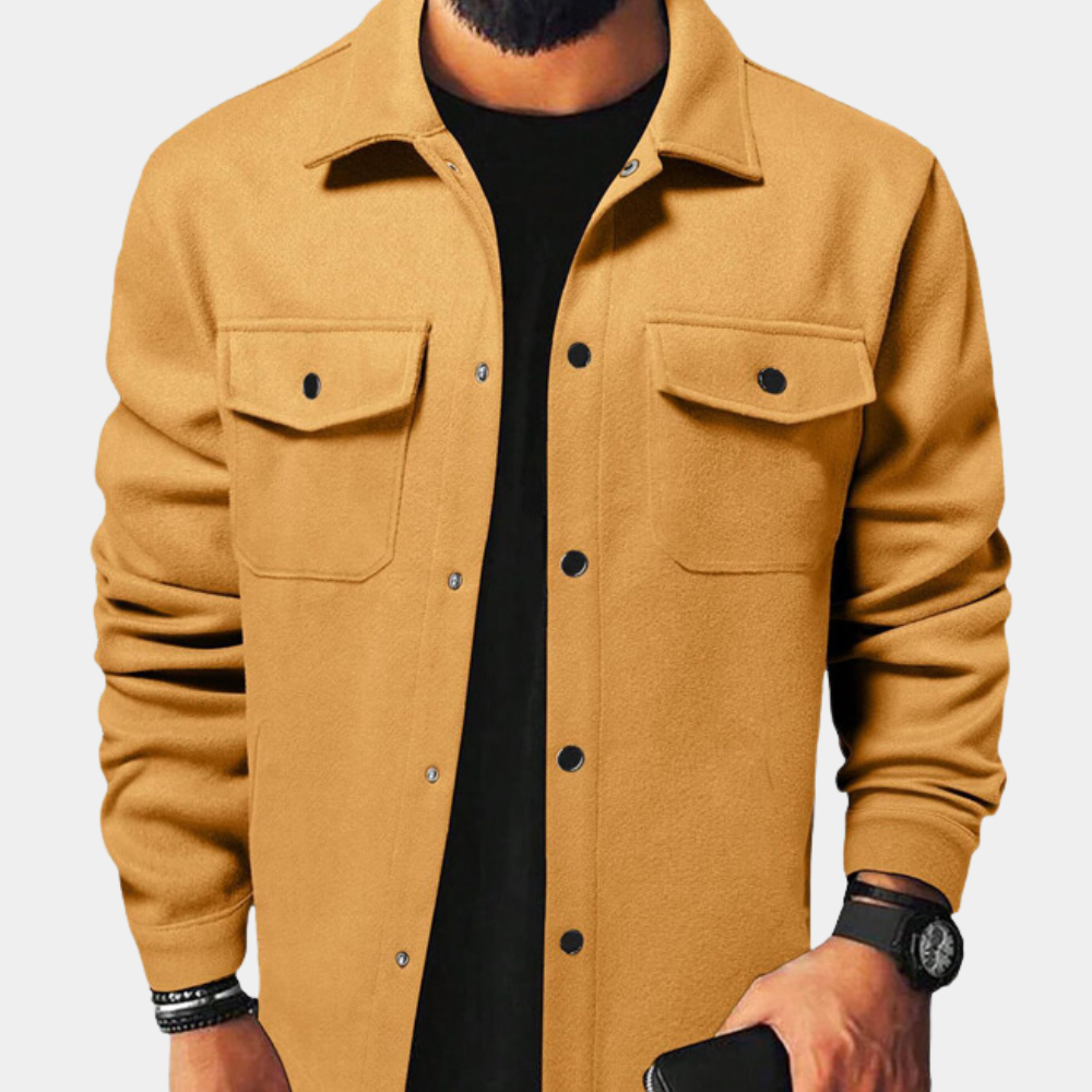 Veste à boutons pour hommes