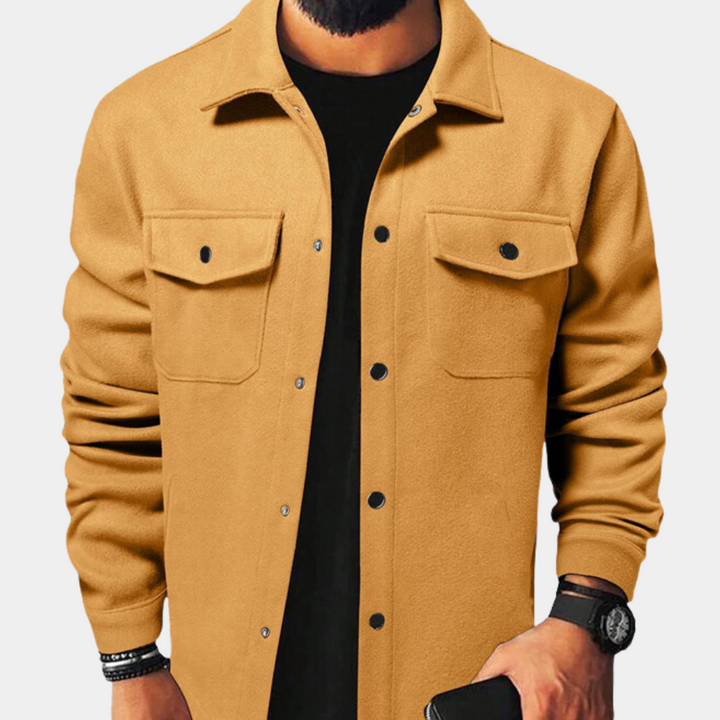 Veste à boutons pour hommes