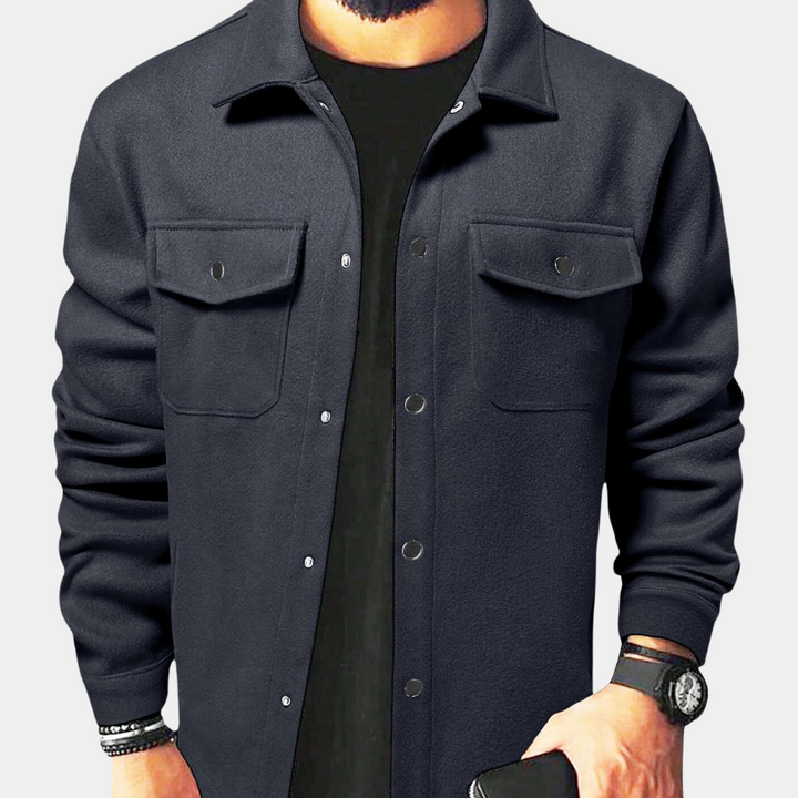Veste à boutons pour hommes
