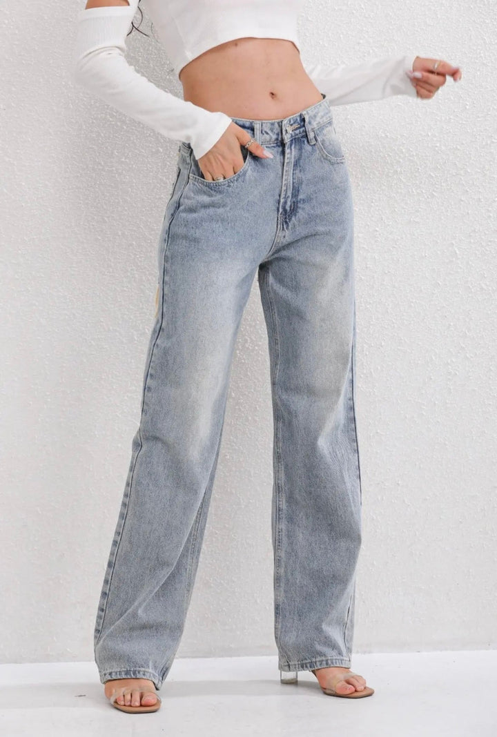Jeans Vintage Déchirés pour Femmes