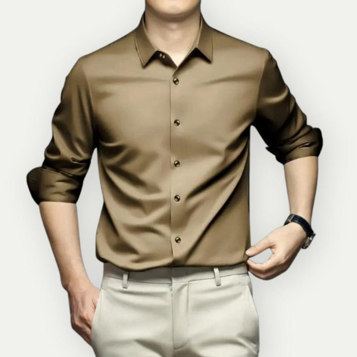 Ami – Chemise Sans Rides Non Repasser Pour Une Élégance Sans Effort