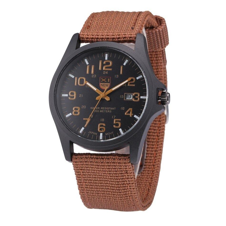 Montre Militaire Robuste avec Cadran Illuminé