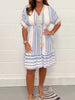 Emily | Robe Mini Boho Imprimée avec Tassels pour Femmes