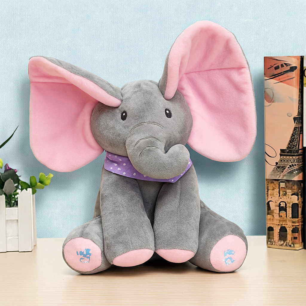 Jouet en Peluche Éléphant Cache-Cache