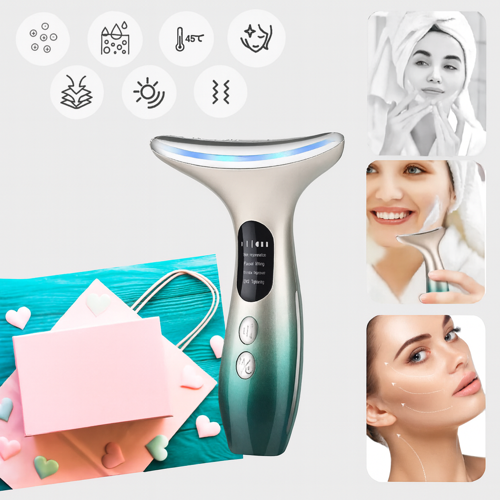 Dispositif Cou et Visage – Outil de Soins de la Peau Compact
