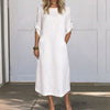 Gabriella | Robe Drapée Femme A-Ligne Ample Soirée