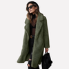 Manteau Long Teddy Femme