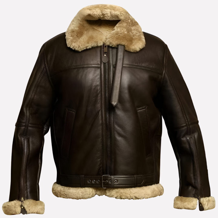 Veste en style shearling pour homme