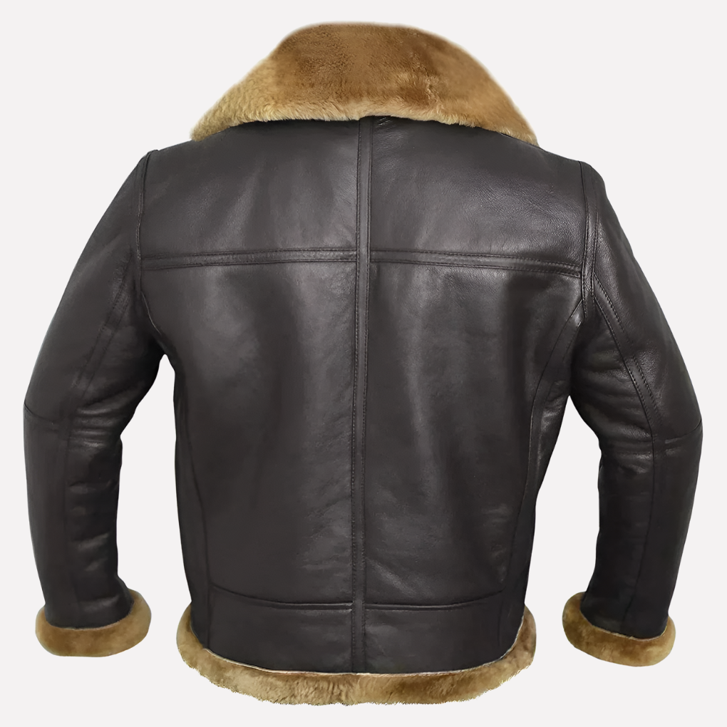 Veste en style shearling pour homme