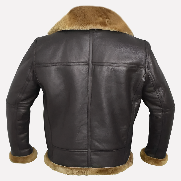 Veste en style shearling pour homme