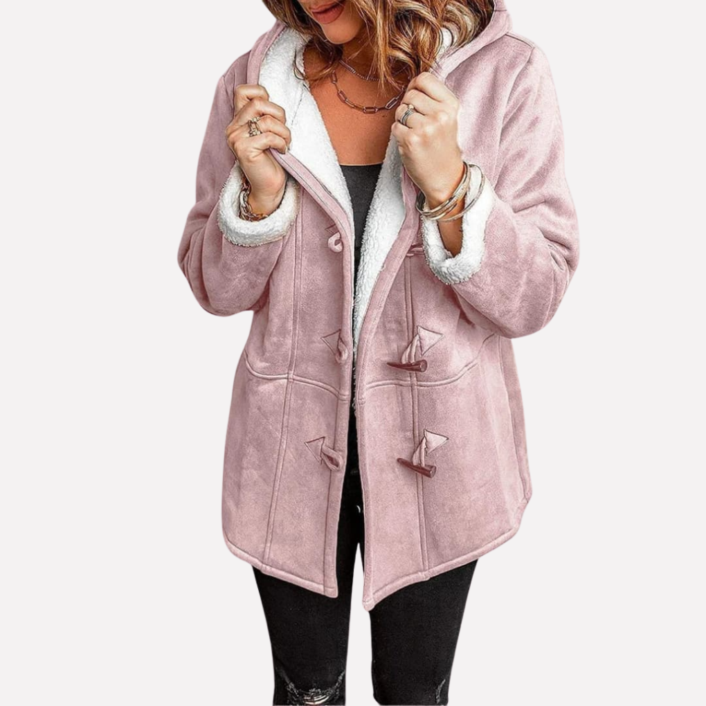 Veste pour femmes avec capuche et fermeture toggle