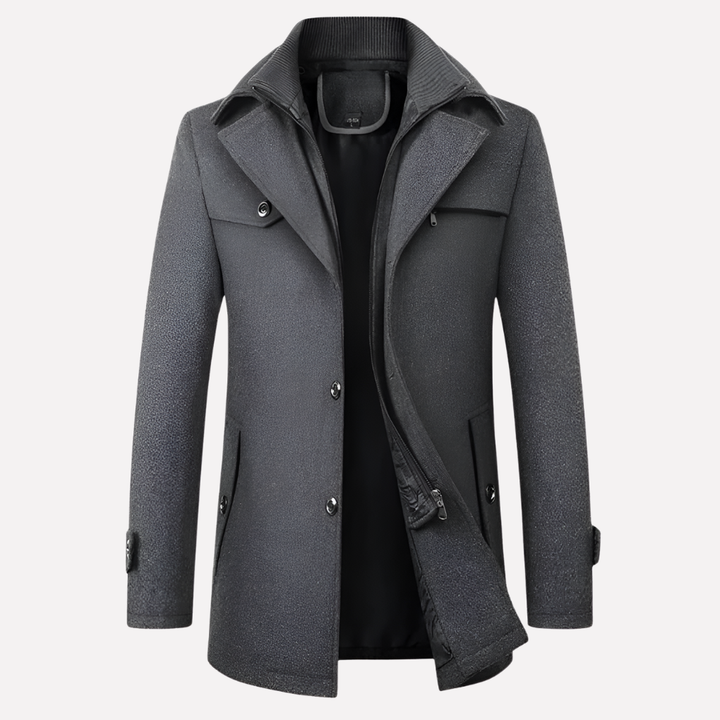 Veste pour homme avec col à revers et boutons