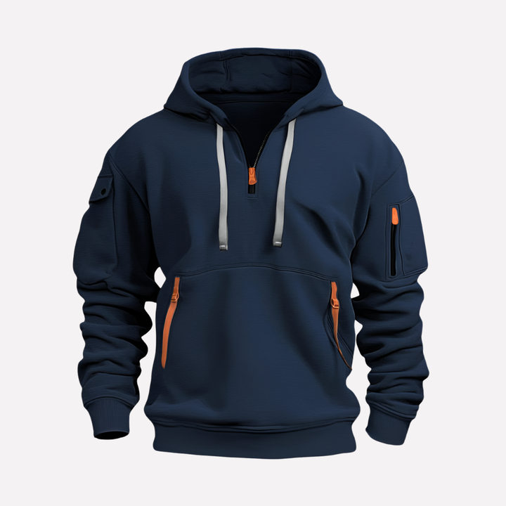 Sweat à capuche homme avec capuche ajustable