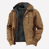 Veste d'extérieur pour homme avec capuche et poches zippées