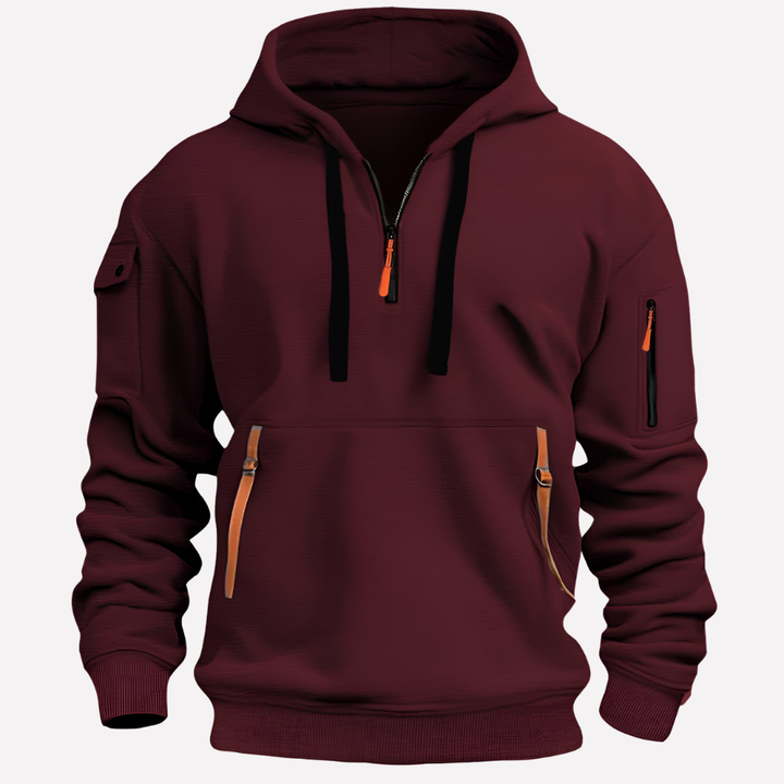 Sweat à capuche homme avec capuche ajustable
