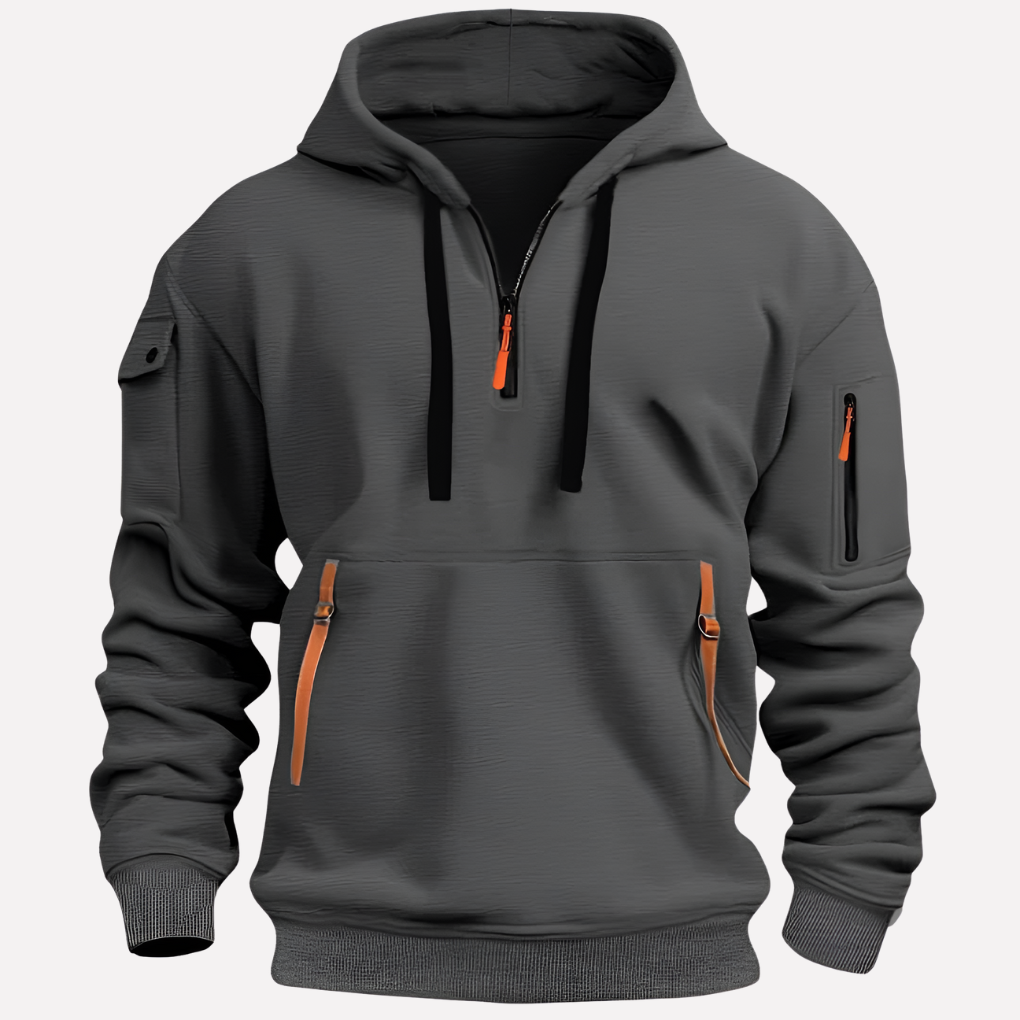 Sweat à capuche homme avec capuche ajustable