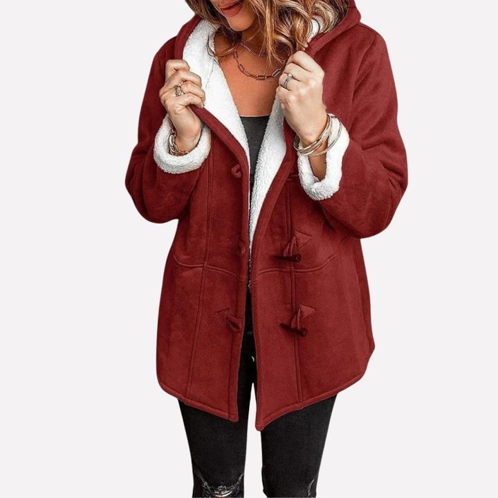 Veste pour femmes avec capuche et fermeture toggle