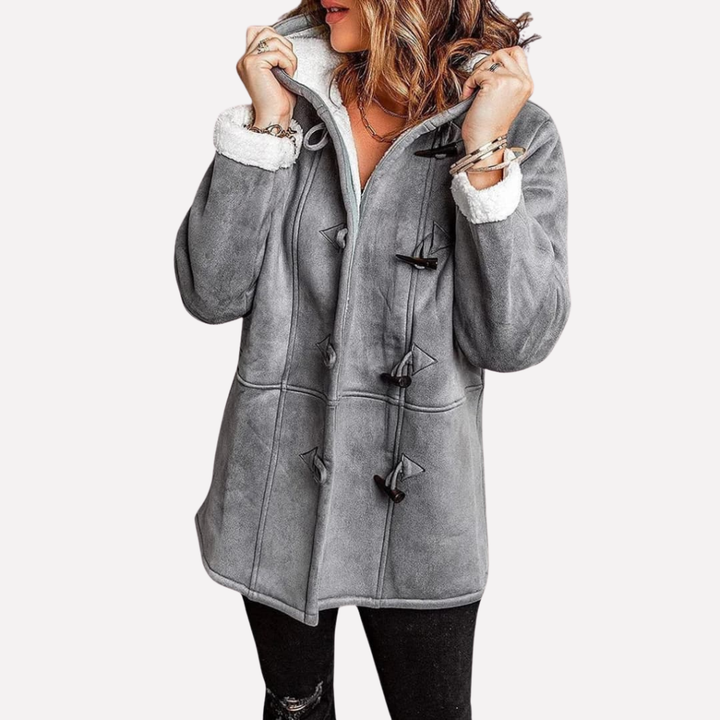 Veste pour femmes avec capuche et fermeture toggle