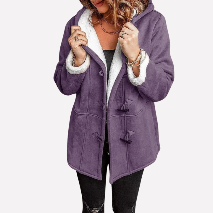 Veste pour femmes avec capuche et fermeture toggle