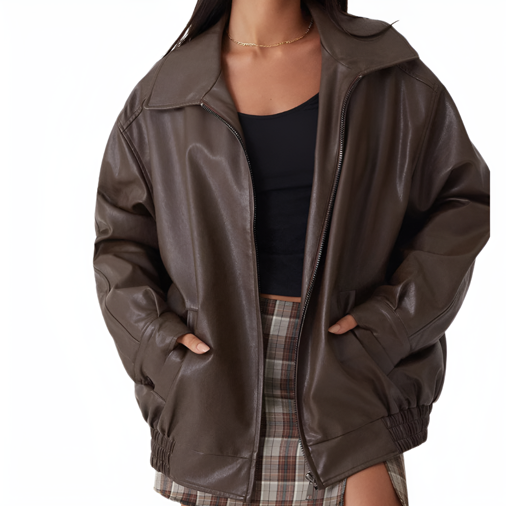 Veste Bomber Oversize Femme