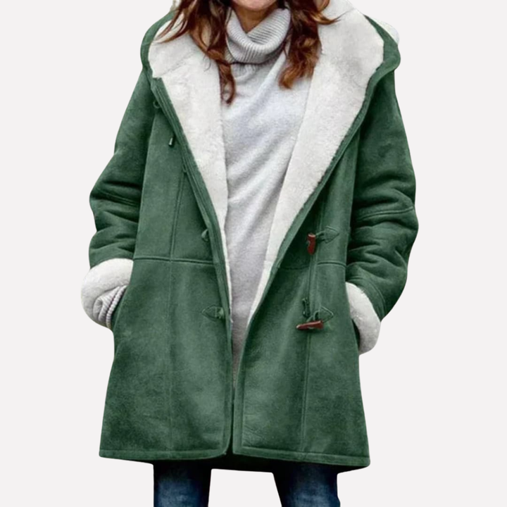 Veste pour femmes avec capuche et fermeture toggle