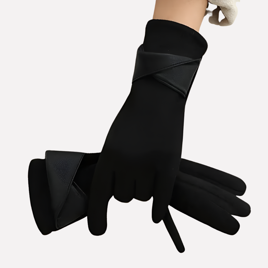Gants d'hiver pour femmes avec sangle ajustable