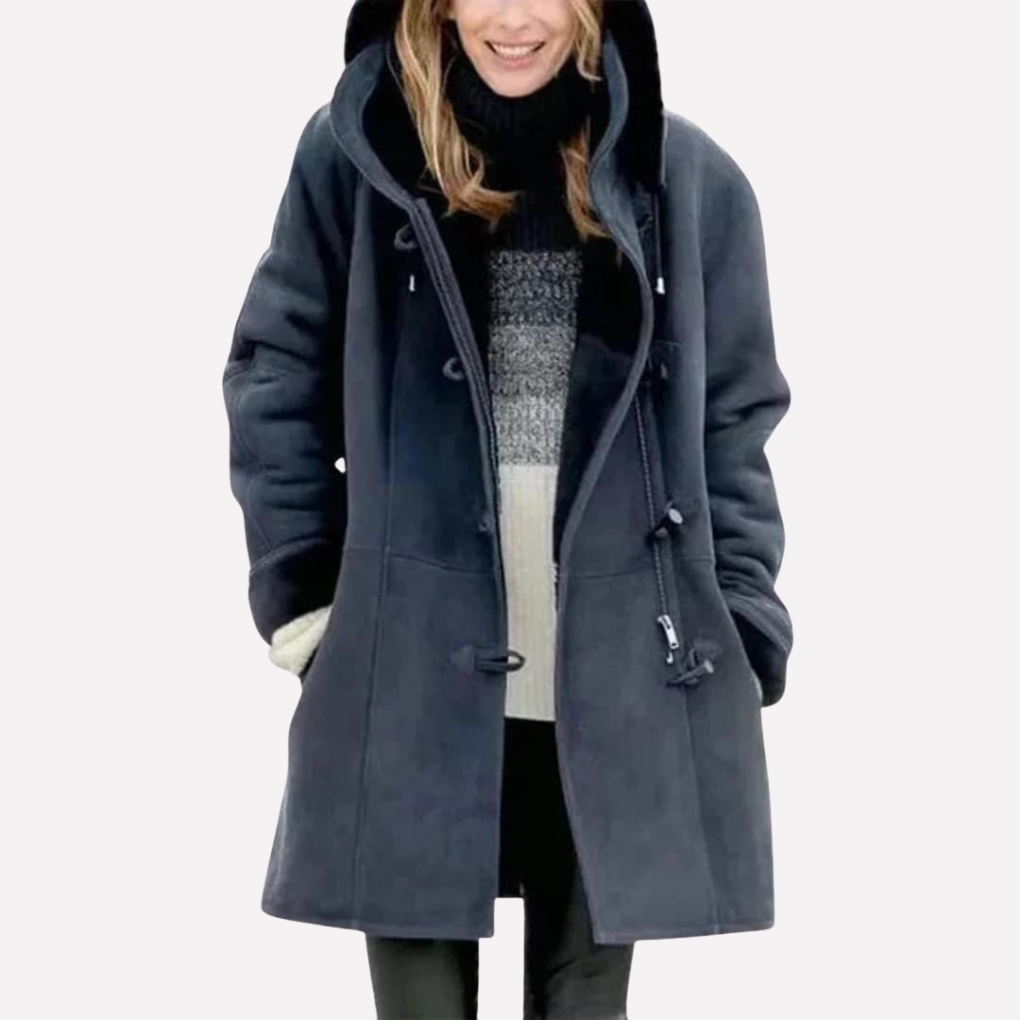Veste pour femmes avec capuche et fermeture toggle