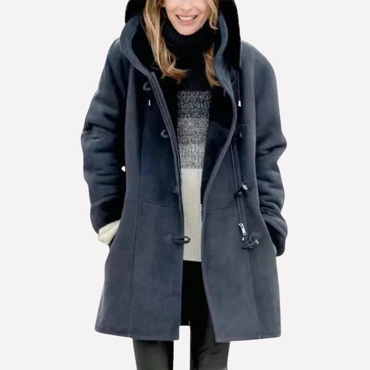 Veste pour femmes avec capuche et fermeture toggle