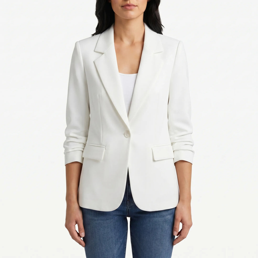 Blazer Tailleur Femme à Bouton Simple
