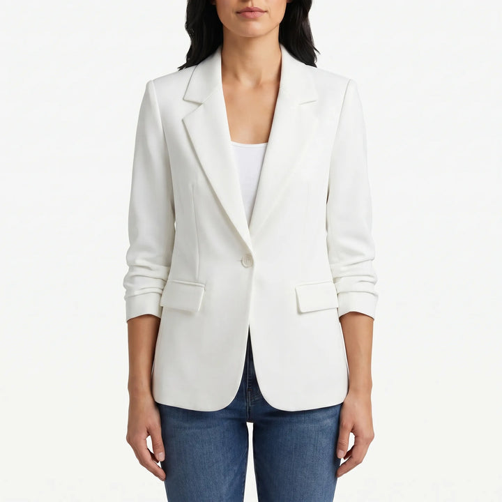 Blazer Tailleur Femme à Bouton Simple