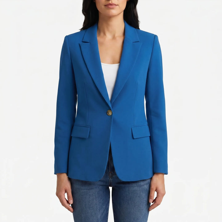 Blazer Tailleur Femme à Bouton Simple