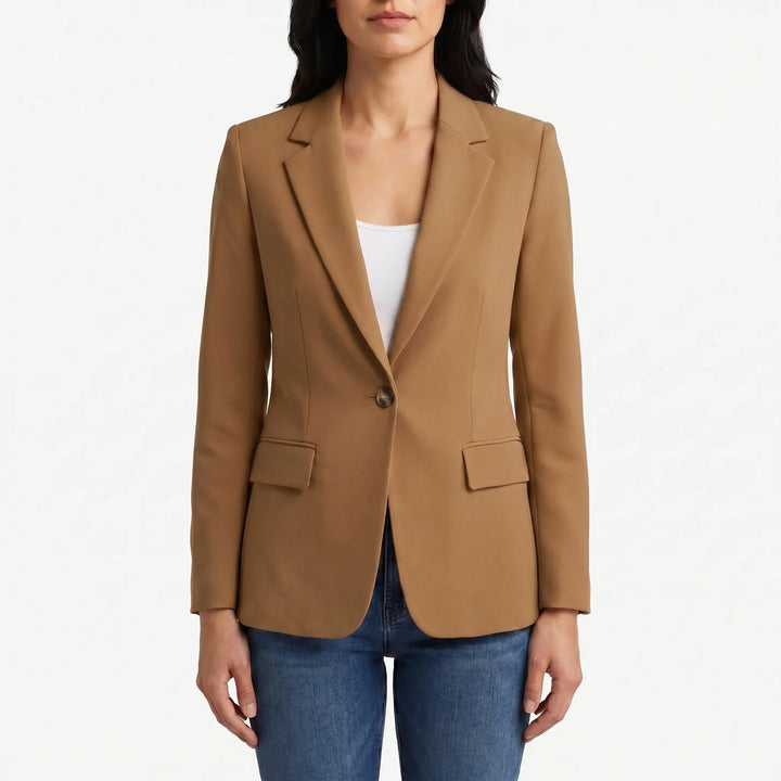 Blazer Tailleur Femme à Bouton Simple