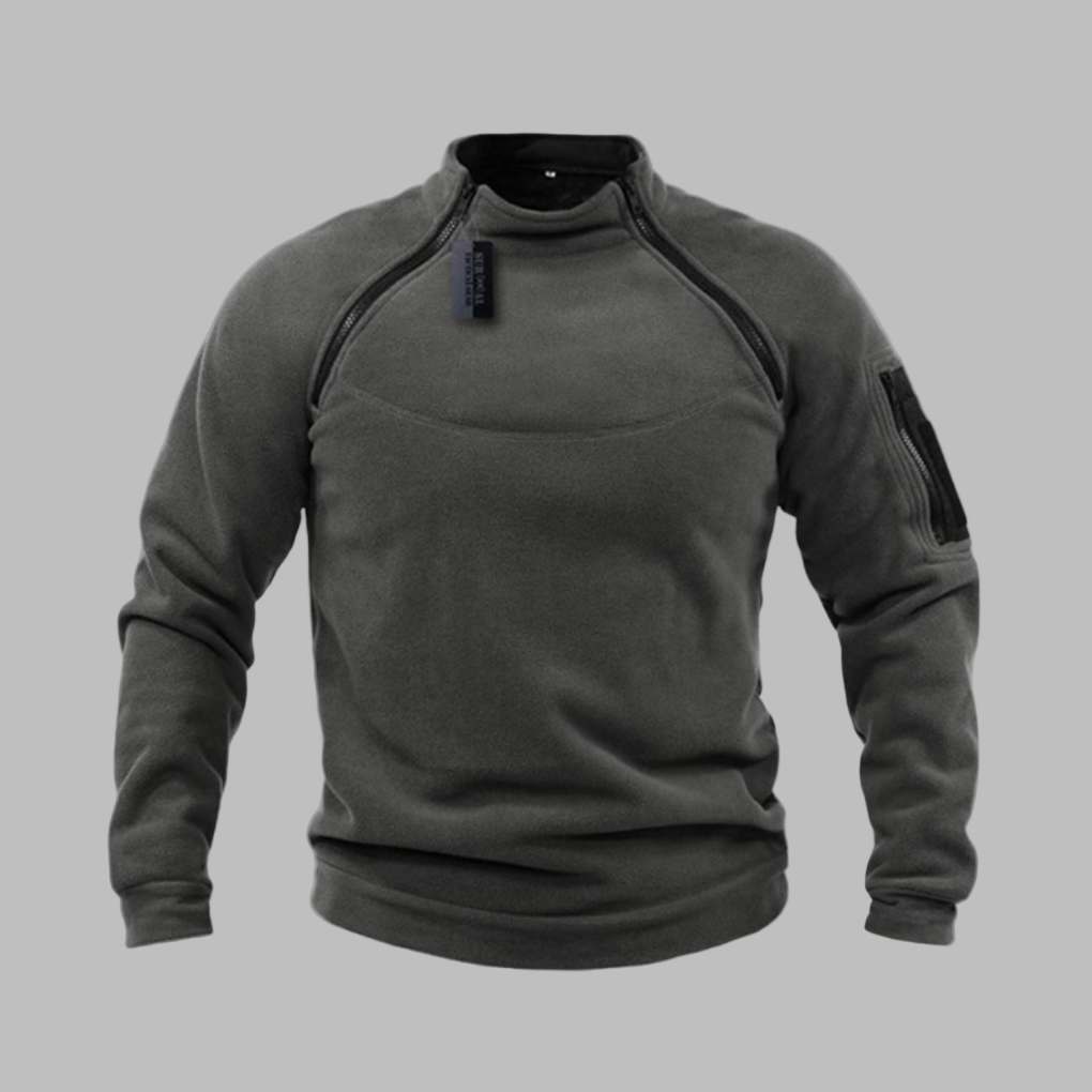 Sweat-shirt polaire homme coupe-vent